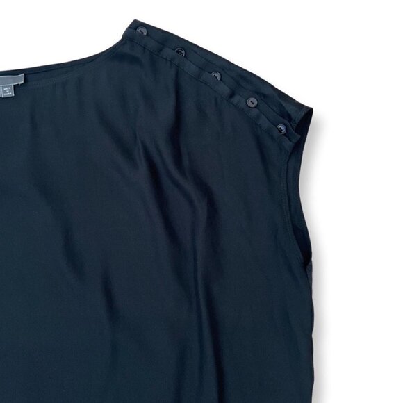 Vince silk black blouse size XS - Picture 2 of 4